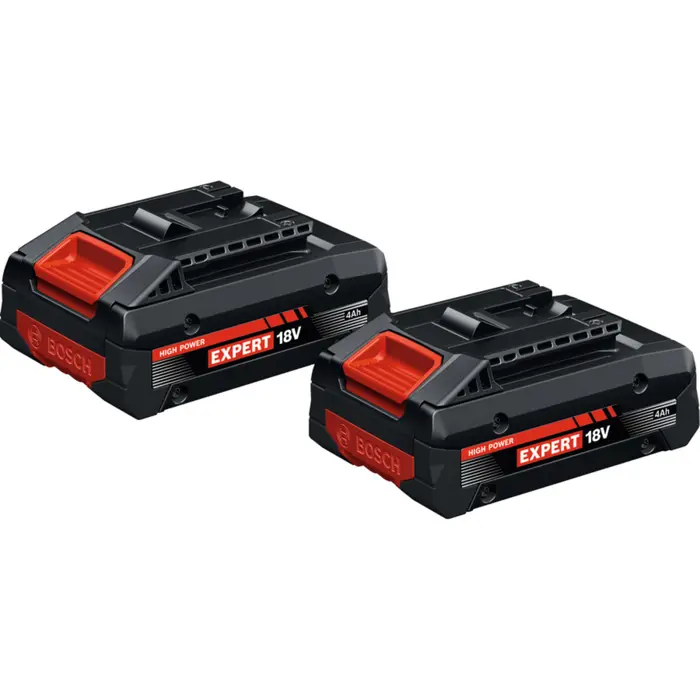 Bosch Professional Expert EXBA18V-40 battery, 2 pieces, black, AMPShare Alliance