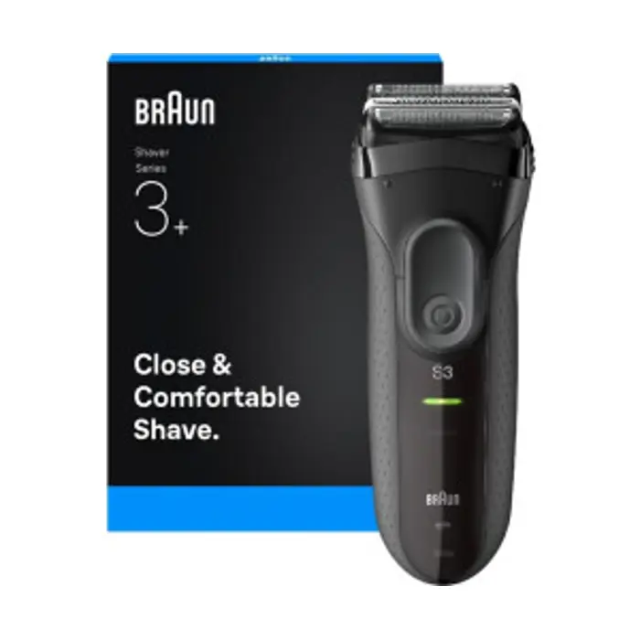 Braun Series 3+ 3000, shaver black/grey