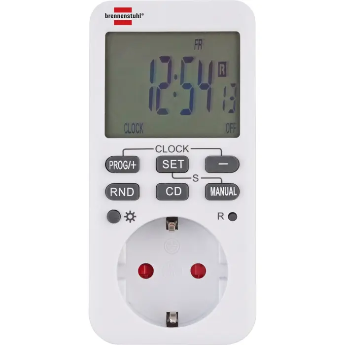 Brennenstuhl Comfort-Line digital weekly timer (white, socket with child protection)