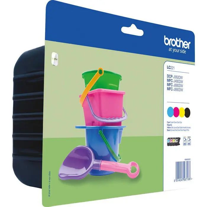 Brother blister ink set LC-221