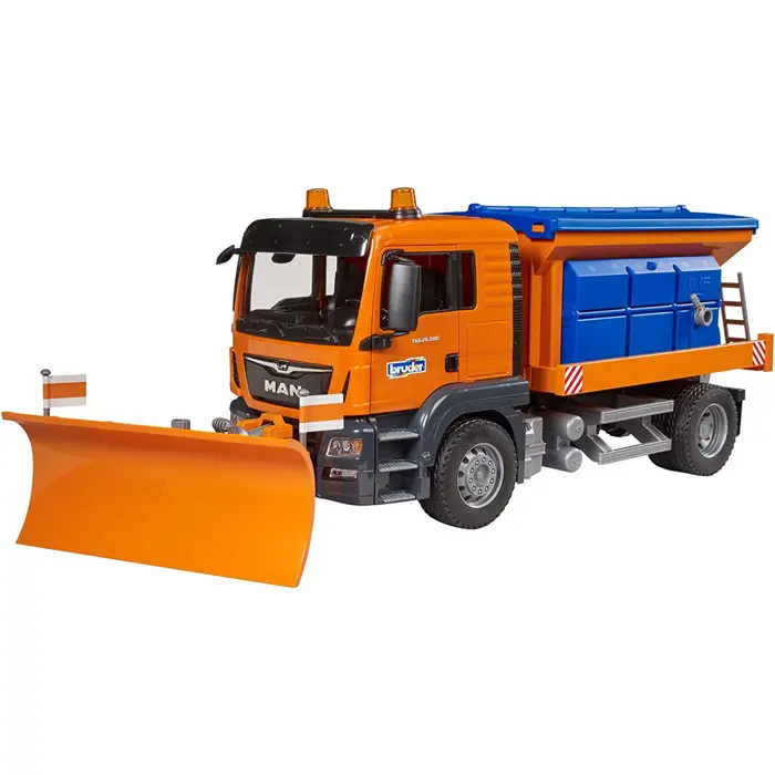 bruder MAN TGS winter service with clearing blade, model vehicle