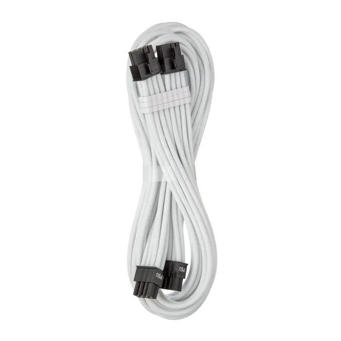 CableMod C-Series Pro ModMesh Bridged Anschlusskabel - 8+8-Pin PCIe, white, 60cm-CM-PCSR-B88P-N60KW-3PW-R
