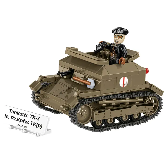 COBI Tankette TK-3, construction toy scale 1:28