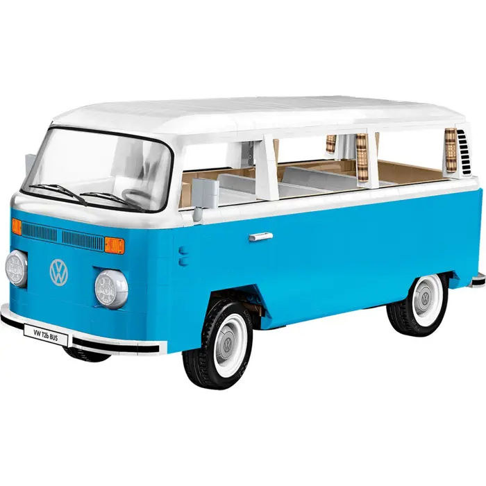 COBI Volkswagen T2b Bus, construction toy light blue/white, scale 1:12