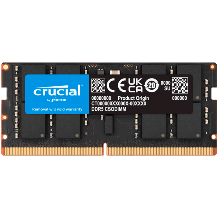 Crucial 32GB DDR5-6400 CSODIMM CL52