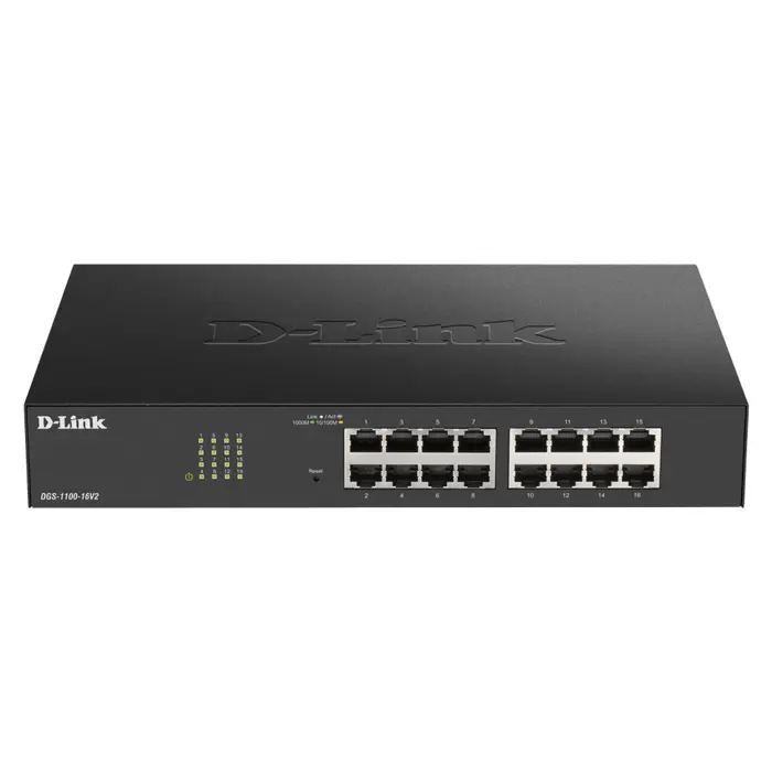 D-Link DGS-1100-24PV2/E  network switch Managed L2 Gigabit Ethernet (10/100/1000) Power over Ethernet (PoE) Black