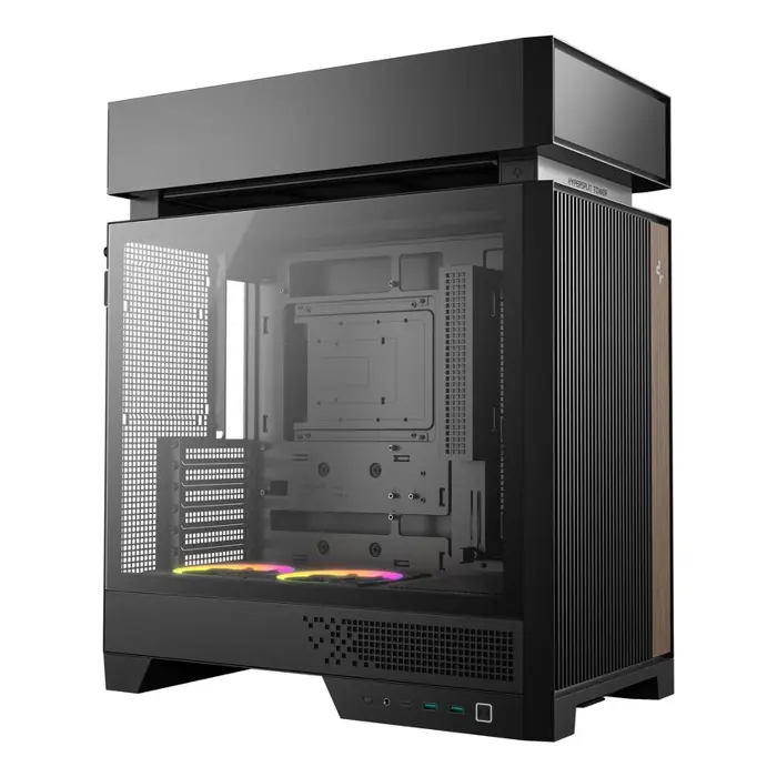 Deepcool CL660 (black/wood, tempered glass)