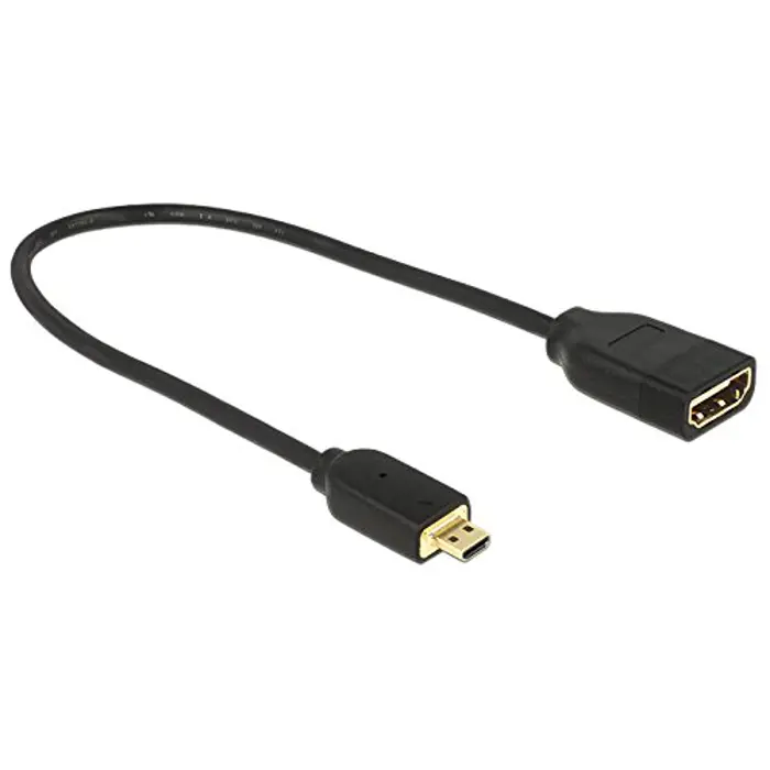 DeLOCK micro HDMI - HDMI St-Bu 20cm 4K