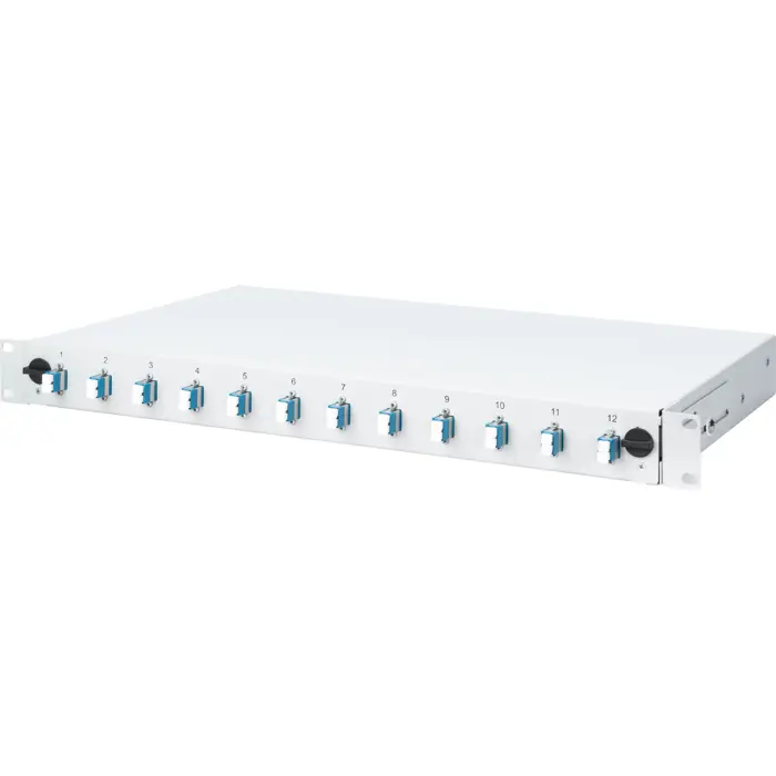 Digitus fiber optic splice box, equipped, LC, OS2 (gray)