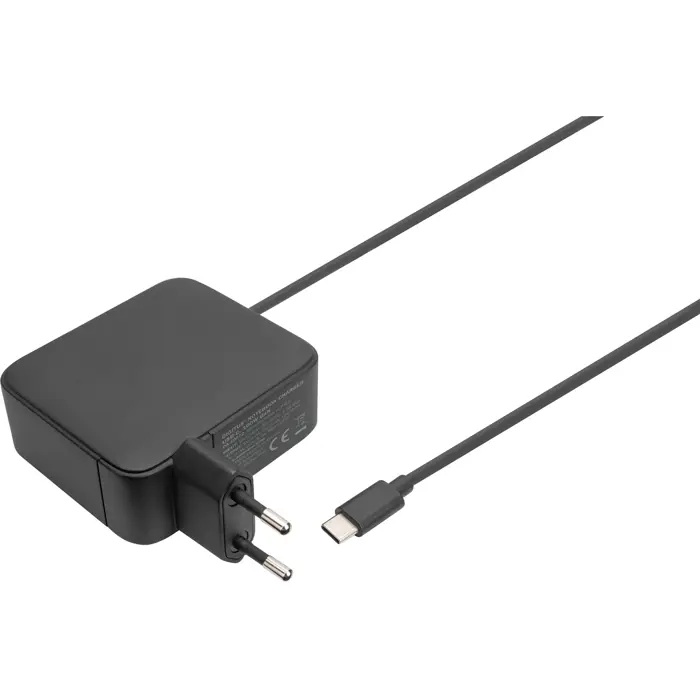 Digitus Notebook Charger USB-C, 100 Watt, GaN (black)