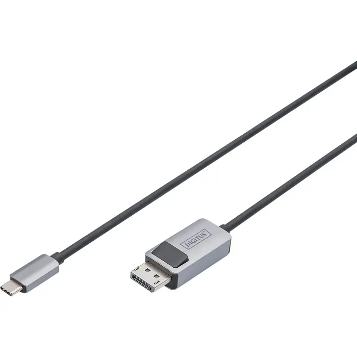 Digitus USB4 Gen 2x2 adapter cable USB-C > DisplayPort (black/gray, 2 meters)