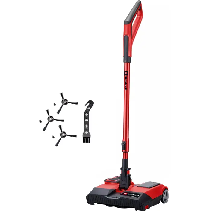 EINHELL Cordless Broom TE-FS 18 Li-Solo, Upright Vacuum Cleaner red/black, without battery and charger