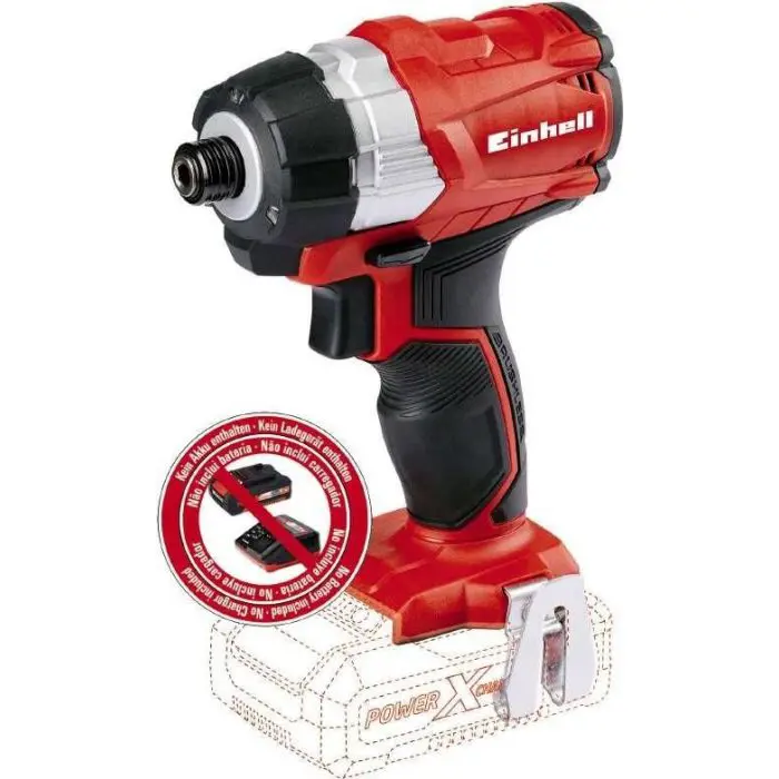 Einhell Cordless Impact Driver TE CI 18 Li brushless solo (red / black, without battery and charger)
