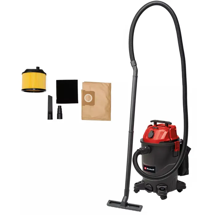 EINHELL TC-VC 1930 A, wet/dry vacuum cleaner red/black