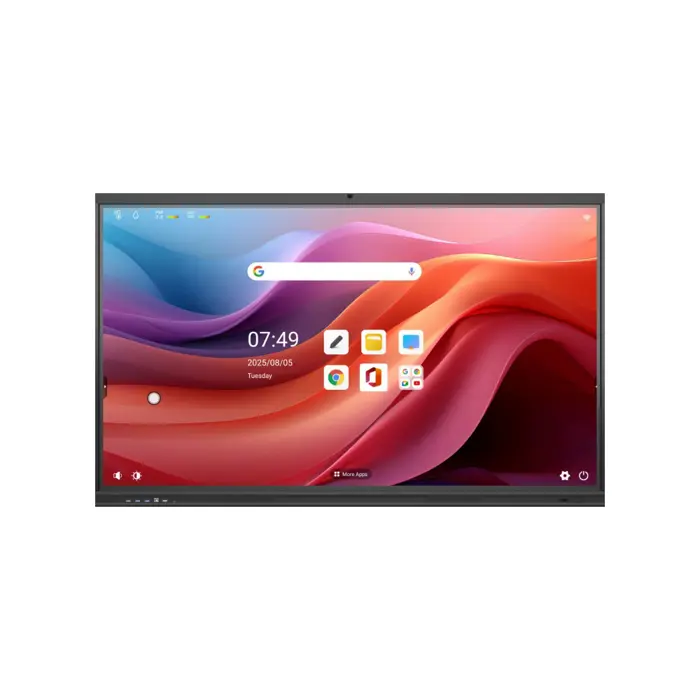 EliteDisplay AI 65"; Cortex A76+A55/8GB RAM/128GB ROM/WiFi/BT;UHD(3840x2160) MultiTouch 40-point/Cam&Mic/ShareScreen/VESA mount/Android 15 - Premium Obnovljeno