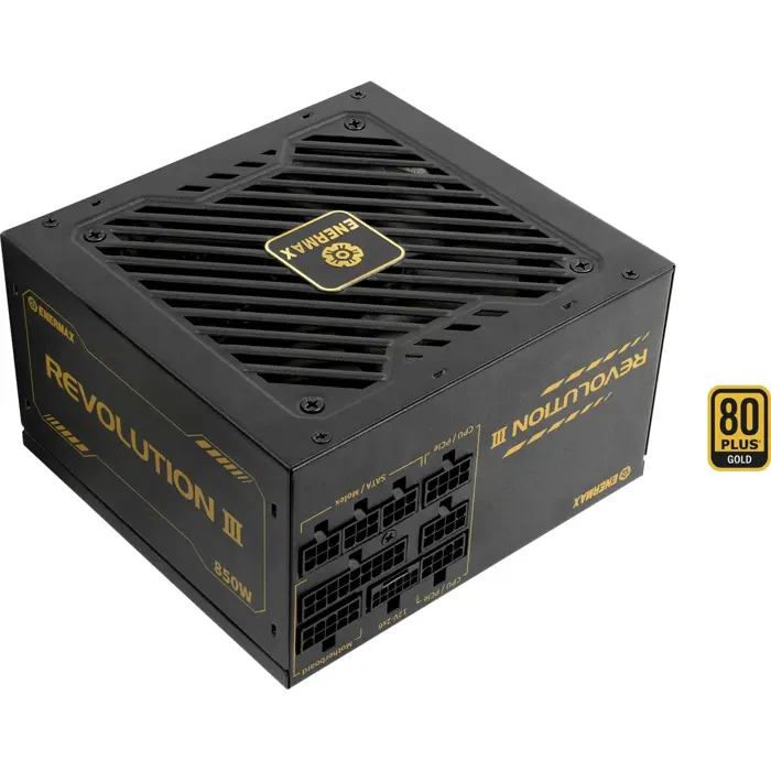 Enermax REVOLUTION III 650W, PC power supply (1x 12-pin high power GPU, 2x PCIe cable management, 650 watts)