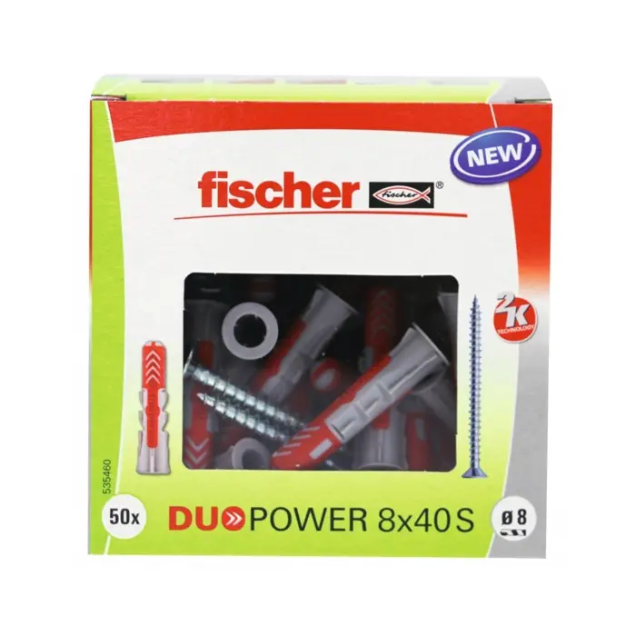 Fischer DUOPOWER 8x40 S LD 50pcs