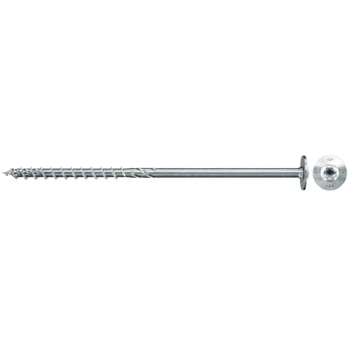 fischer wood construction screw PowerFast II 10.0x100 flat head TX (50 pieces, partial thread, galvanized)