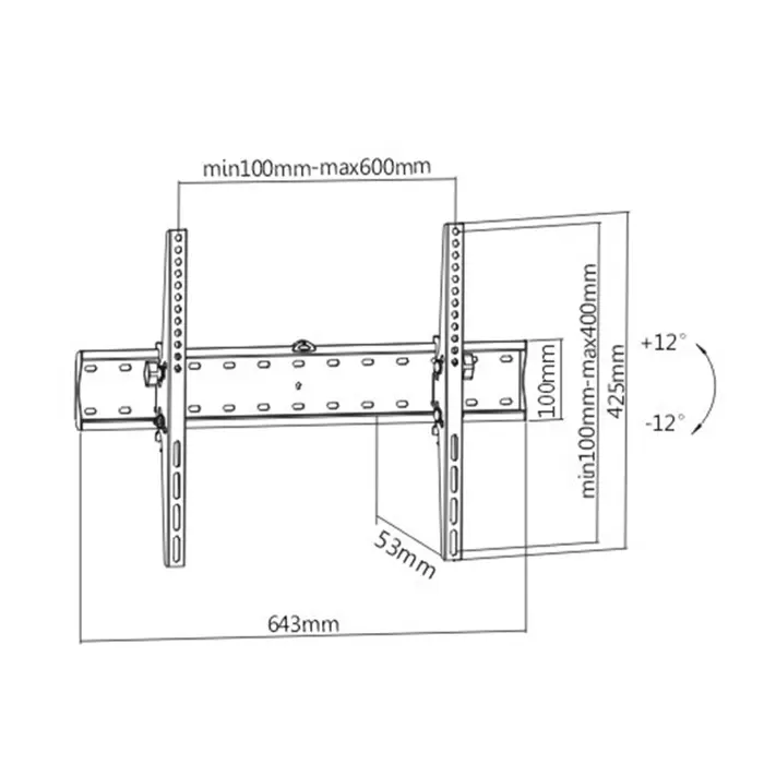 gembird-wm-70t-02-tv-mount-1778-cm-70-black-43029-tvagemuch0021.webp