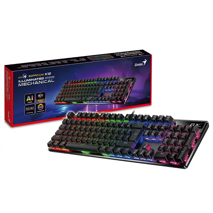 Genius Scorpion K12, mehanička tipkovnica, USB