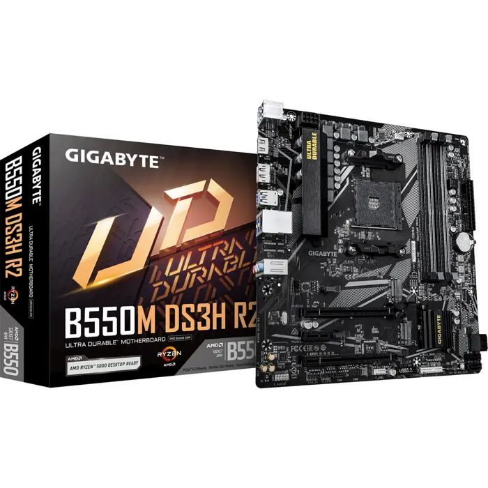 GigaByte B550M DS3H R2 - Socket AM4 - motherboard