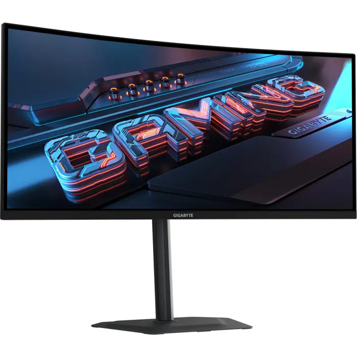 GIGABYTE G34WQC2, gaming monitor - 34 - black/grey, WQHD, VA, curved, FreeSync Premium, Adaptive Sync, 200Hz panel