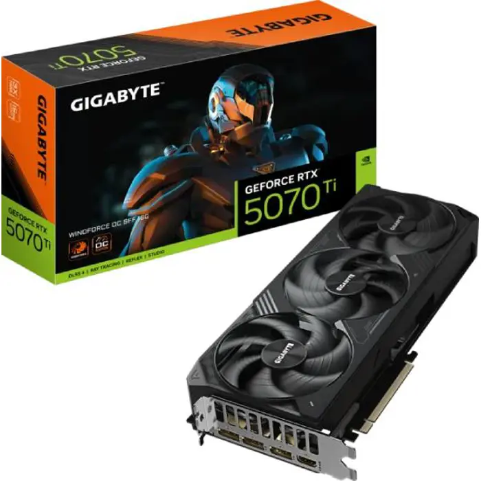 Gigabyte GF RTX5070 Ti WINDFORCE OC SFF, 16G GDDR7