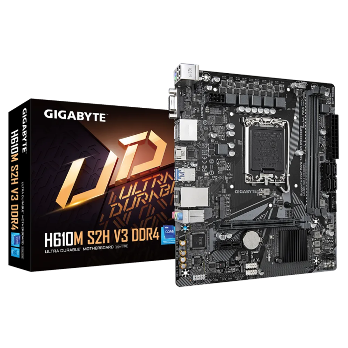 GIGABYTE H610M S2H V3 DDR4, DDR4, SATA3, HDMI, USB3.2Gen1, LGA1700 mATX
