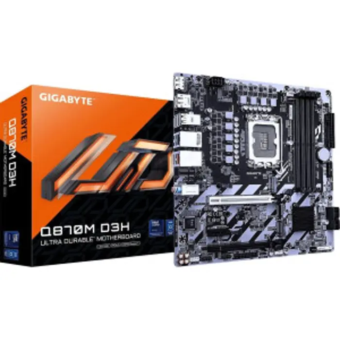 Gigabyte Q870M D3H - Socket 1851 - motherboard