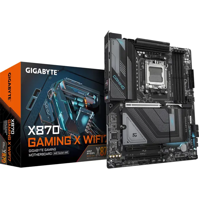 GIGABYTE X870 GAMING X WIFI7 - Socket AM5 - motherboard (black/gray)