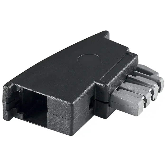goobay TAE Adapter plug N > RJ11 black - (6P4C)
