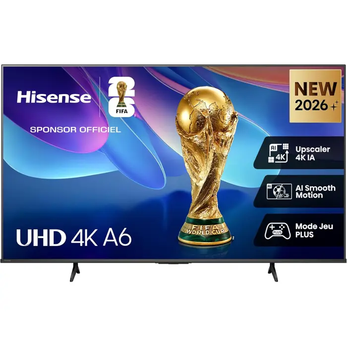 Hisense 50A6S (126 cm (50 inches), black/dark gray, UltraHD/4K, triple tuner)