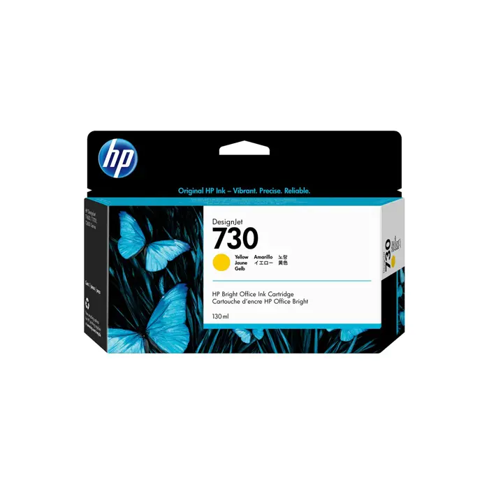 HP 730      Gelb                Tintenpatrone 130ml