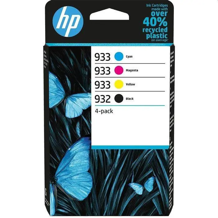 HP 932/3 4x black+Dreifarbig  Tintenpatrone