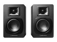 Zvočniki Audio-Technica AT-SP3X, Bookshelf, RCA, Bluetooth 5.3, črni - AT-SP3X