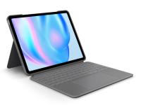 Ovitek s tipkovnico Logitech Combo Touch za iPad Air 13", M2, siv, Slo g. - 920-012618