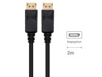 Kabel DisplayPort 1.4, M/M, 8K 60Hz, 4K 240Hz, Shielded, 2m, črn, Ewent EC1406 - EC1406