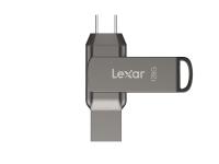 USB ključek Lexar JumpDrive Dual Drive D400, 128GB, USB 3.1 Type-C, 130 MB/s - LJDD400128G-BNQNG