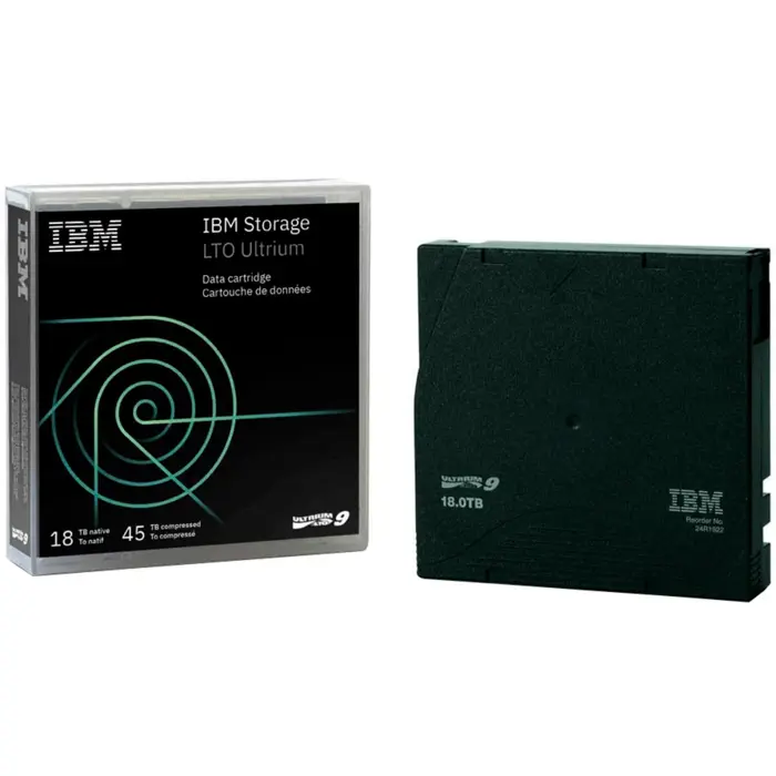 IBM LTO9 Medium 45 TB, streamer medium (black)