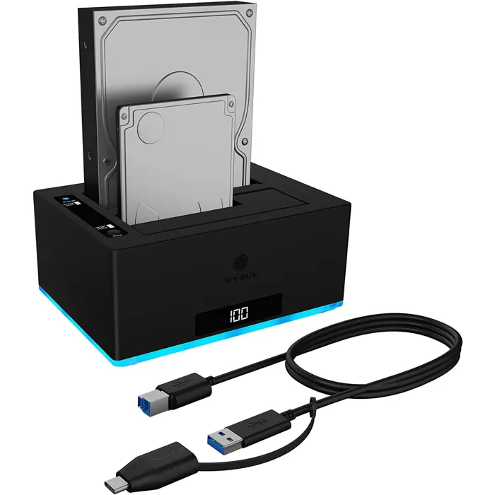 Icy Box IB-127CL-U3, docking station