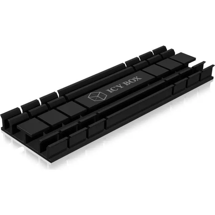 ICY BOX IB-M2HS-701, heat sink (black, supports M.2 2280 SSD)