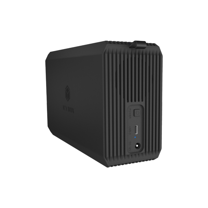 IcyBox IB-RD3720-CU3 RAID system for 2x 3.5"/2.5" SATA HDD and SSD drives with RAID switch