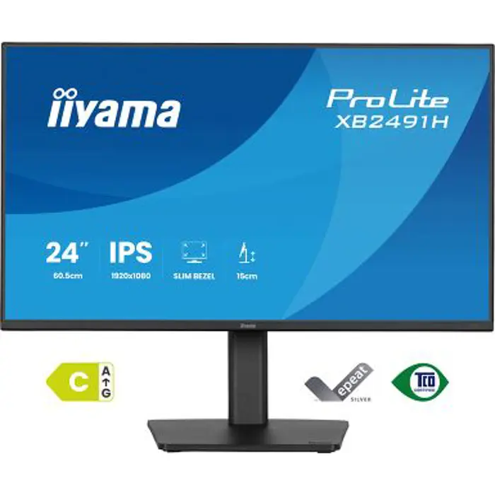 IIYAMA 24" XB2491H-B1 FHD (1920×1080) IPS, Pivot, 120Hz, 1ms, 350 cd/m2, HDMI/DP, crni