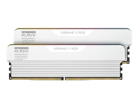 RAM DDR5 32GB Kit (2x16GB) 6000MT/s CL30 1.35V, Klevv Urbane V RGB, bel, EXPO/XMP - KD5AGUA80-60A300M