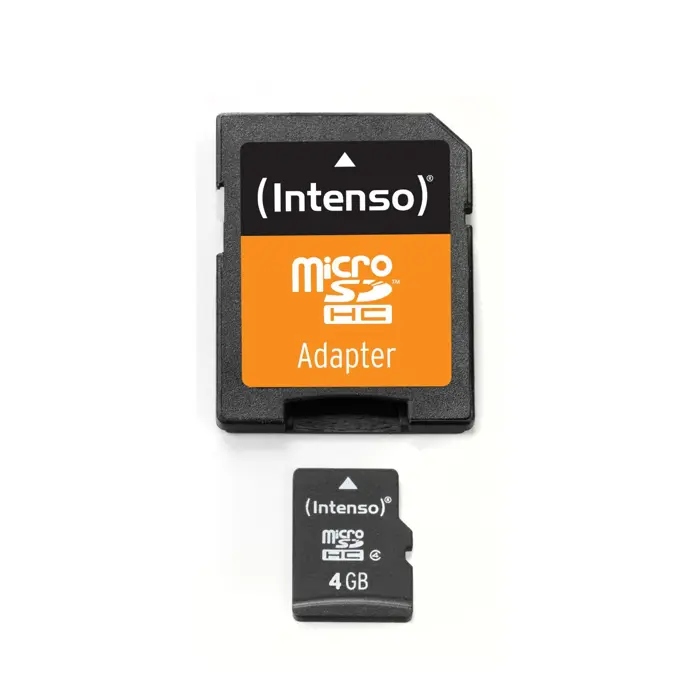 Intenso microSD 4GB 5/21 Class 4 +Adapter