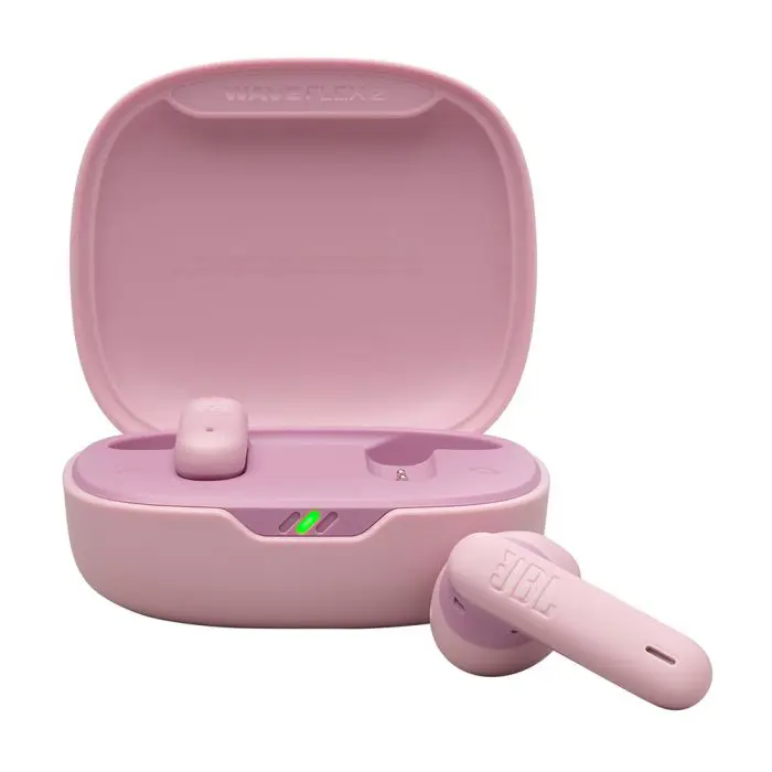 JBL Wave Flex 2 brezžične slušalke z mikrofonom, roza