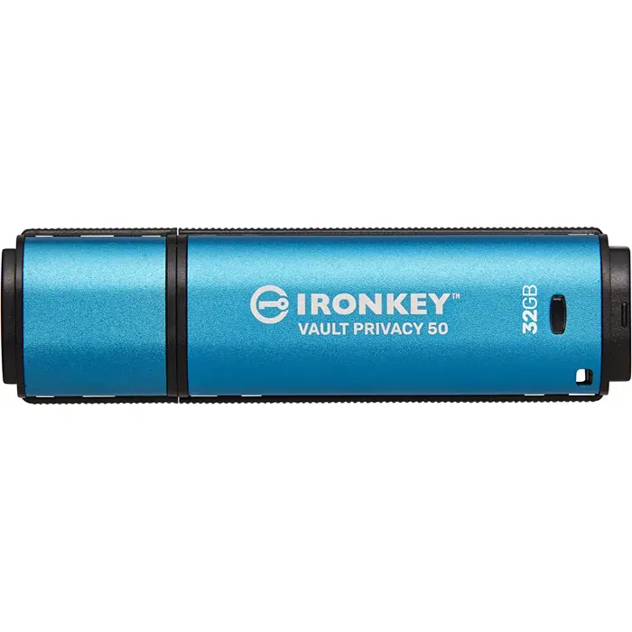 Kingston IronKey Vault Privacy 5032GB USB stick (light blue/black, USB-A 3.2 Gen 1)
