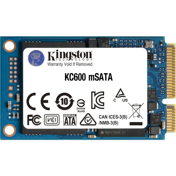 Kingston SSD 512GB 520/550 KC600MS mSA
