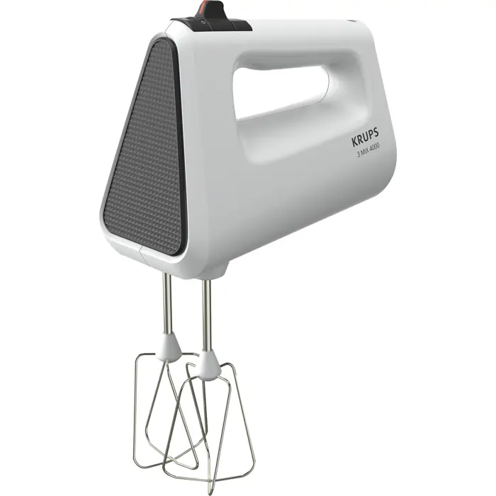 Krups hand mixer 3Mix 4000 GN4001 (white/grey, 450 watts)