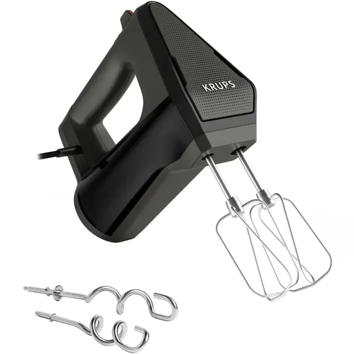 Krups hand mixer 3MIX 6000 GN6028 black, 600 watts